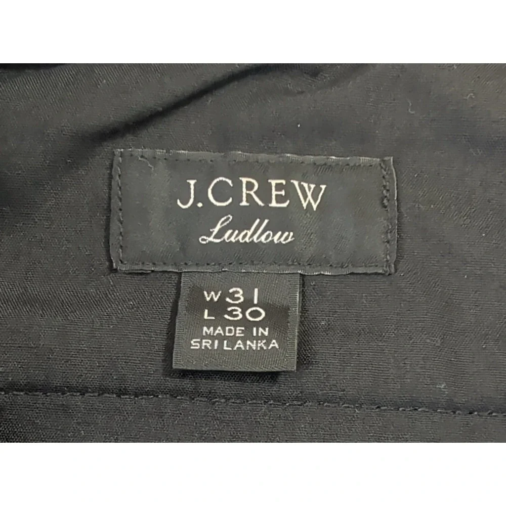 J Crew Ludlow Dress Pants Mens 31x30 Blue Slim Fit Flat‎ Front Business Office